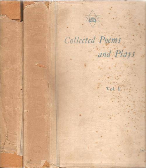Collected Poems and Plays Volumes 1 & 2 By: Sri Aurobindo