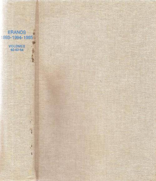 Eranos 1993, 1994, 1995 Yearbook Vol 62-64 Eranos I-Ching Project - Translated By: Rudolf Ritsema &