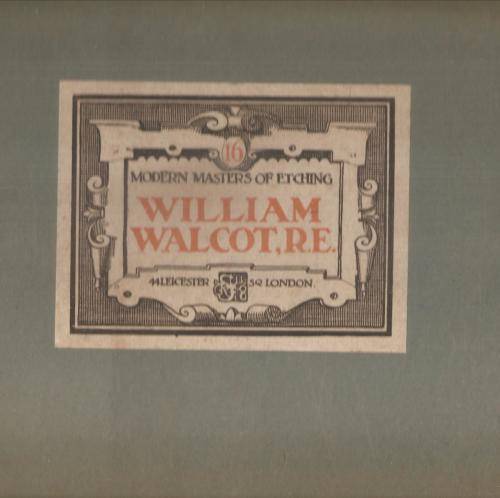 Modern Masters of Etching - William Walcote, R.E.