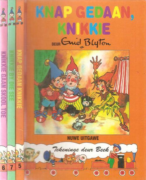 3 Knikkie Boeke vol 5, 6, 7 Deur Enid Blyton