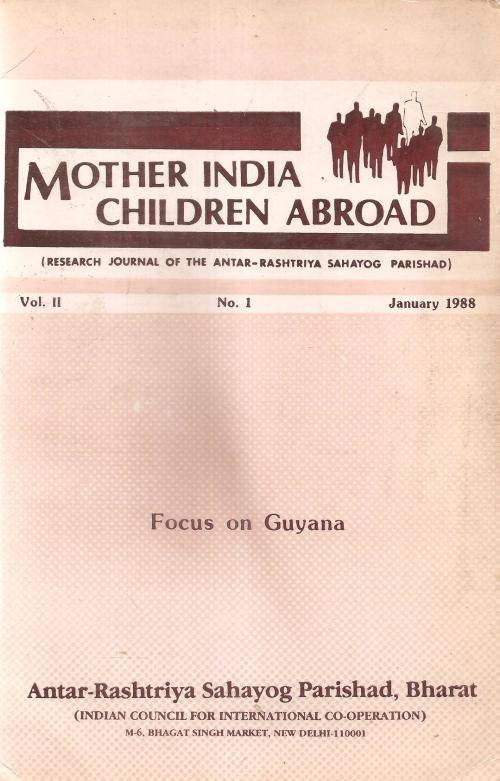 Mother India Children Abroad 3 Vols Ed. Vidya Sagar et al