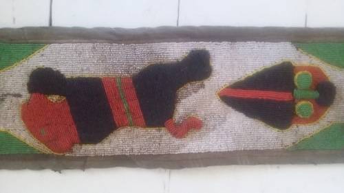Early Yoruba Beaded Belt **Stunning early Piece Africana**