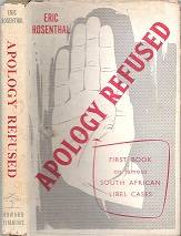 Apology Refused By Eric Rosenthal