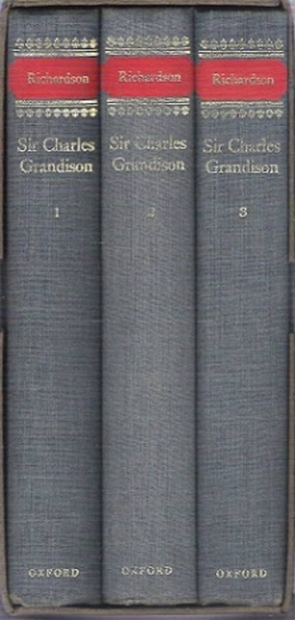 The History Of Sir Charles Grandison - By Samuel Richardson **3 VOL SET - SCARCE**