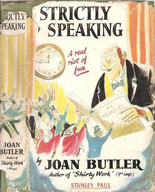 Strictly Speaking   By Joan Butler   **** Scarce Copy****