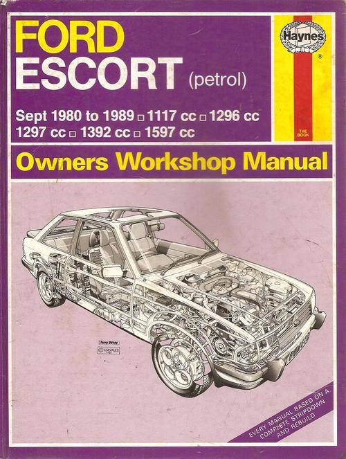 Haynes Ford Escort ( Petrol) Sept 1980 - 1989 Owners Workshop Manual  By: John S. Mead