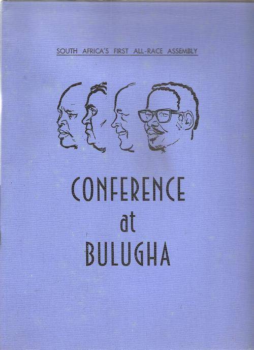 Conference at Bulugha - South Africa`s First All Race Assembly *** Scarce Africana***