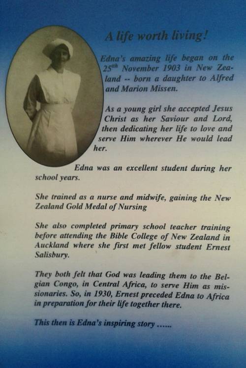 Edna Marion Salisbury Missionary to Africa **SIGNED COPY**