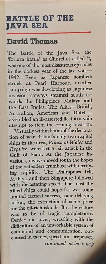 Battle of the Java Sea by David Thomas