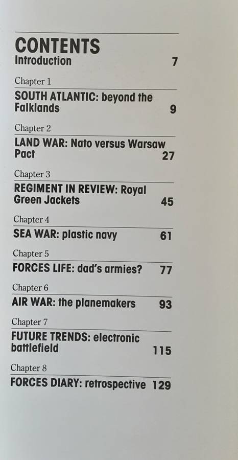 Forces 87  British Military year, edited designed by DPM Services