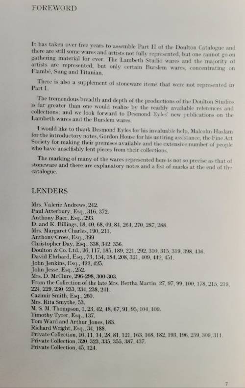 Doulton Pottery from the Lambeth and Burslem Studios 1873-1939 part II