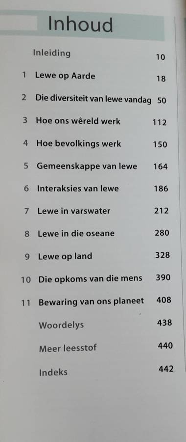 Die Verhaal Van Lewe & Die Omgewing n Afrika-perspektief by Jo Van As etal