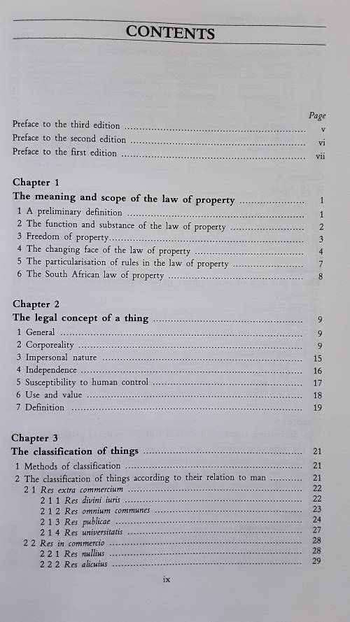 Silberberg and Schoeman`s The Law of Property, third edition by D G Kleyn, A Boraine & Du Plessis