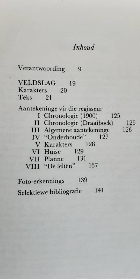 Veldslag: ` n draaiboek by Karel Schoeman
