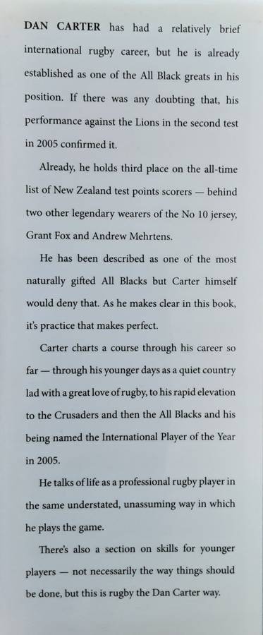 Dan Carter skills & Performance with Ron Palenski