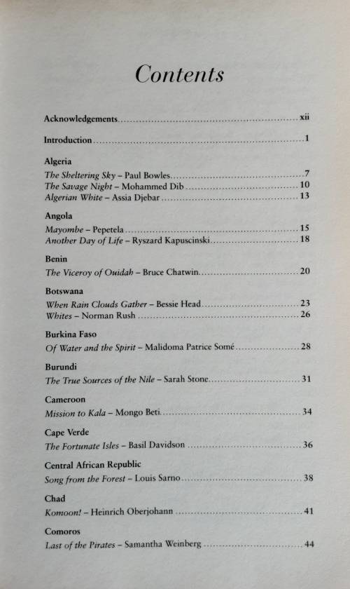 A Basket of Leaves, 99 Books that Capture the Spirit of Africa by Geoff Wisner