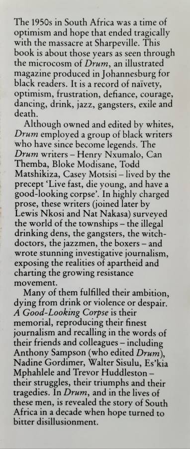 A Good-Looking Corpse by Mike Nicol