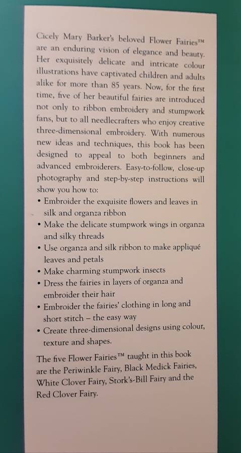 Flower Fairies in Ribbon Embroidery and Stumpwork by Di Van Niekerk