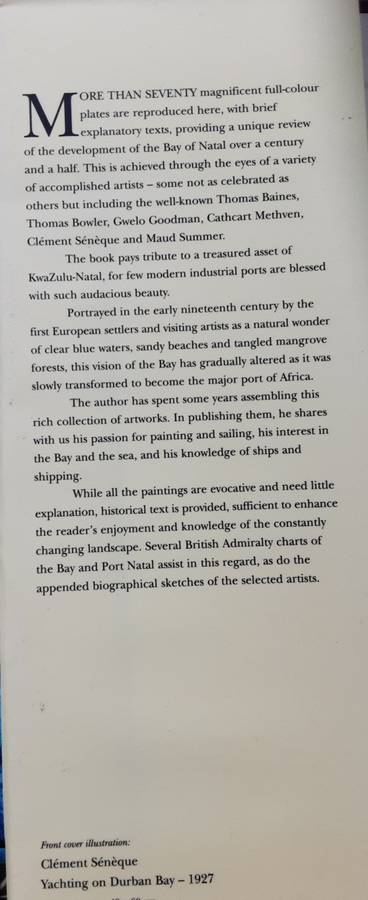The Paintings of THe Bay of Natal by Nigel Hughes **Limited Edition nbr 204/1000**