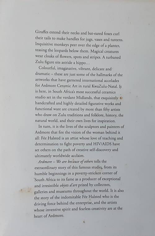 Ardmore, We Are Because of Others, The Story of Fee Halstead and Ardmore Ceramic Art