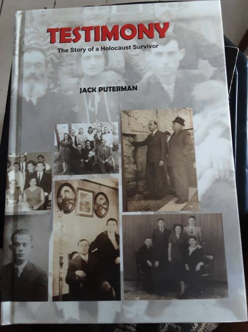 Testimony, The Story of A Holocaust Survivor by Jack Puterman **SIGNED COPY**