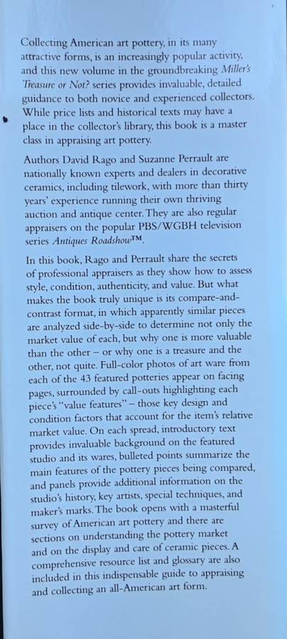 How To Compare and Value American Art Pottery by David Rago and Suzanne Perrault