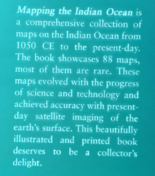 Mapping The Indian Ocean edited by Babul Dey **SCARCE**