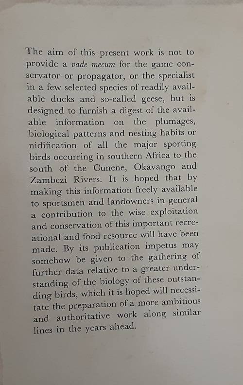 Gamebirds of Southern Africa by P A Clancey