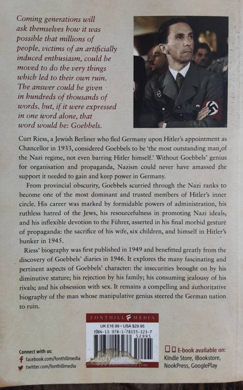 Joseph Goebbels by Curt Riess