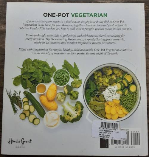 One-Pot Vegetarian, Easy Veggie Meals in just one pot! by Sabrina Fauda-Role