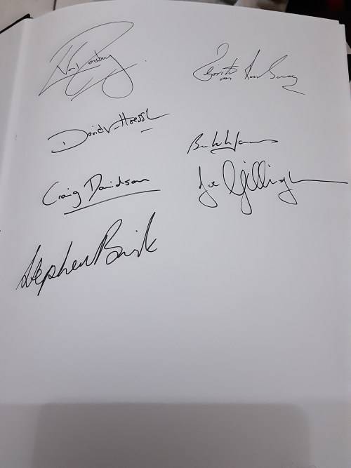Black and White A Season with The Sharks by Sean Laurenz & Paul Mitchell **SIGNED by 7 players