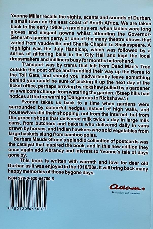 Dear Old Durban by Yvonne Miller & Barbara Stone **Signed Copy**