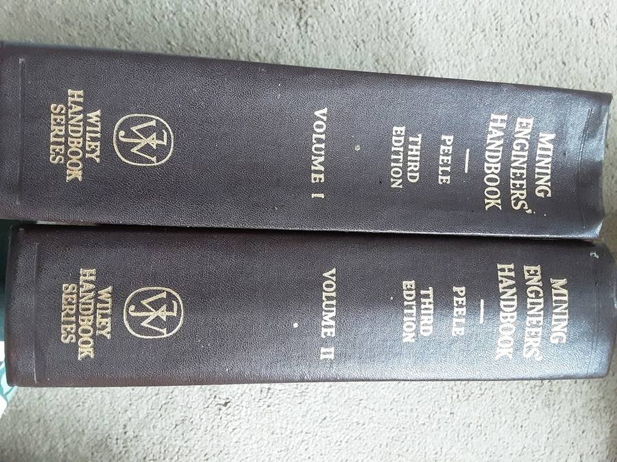 Mining Engineers Handbook in 2 volumes 3rd Edition edited by Robert Peele