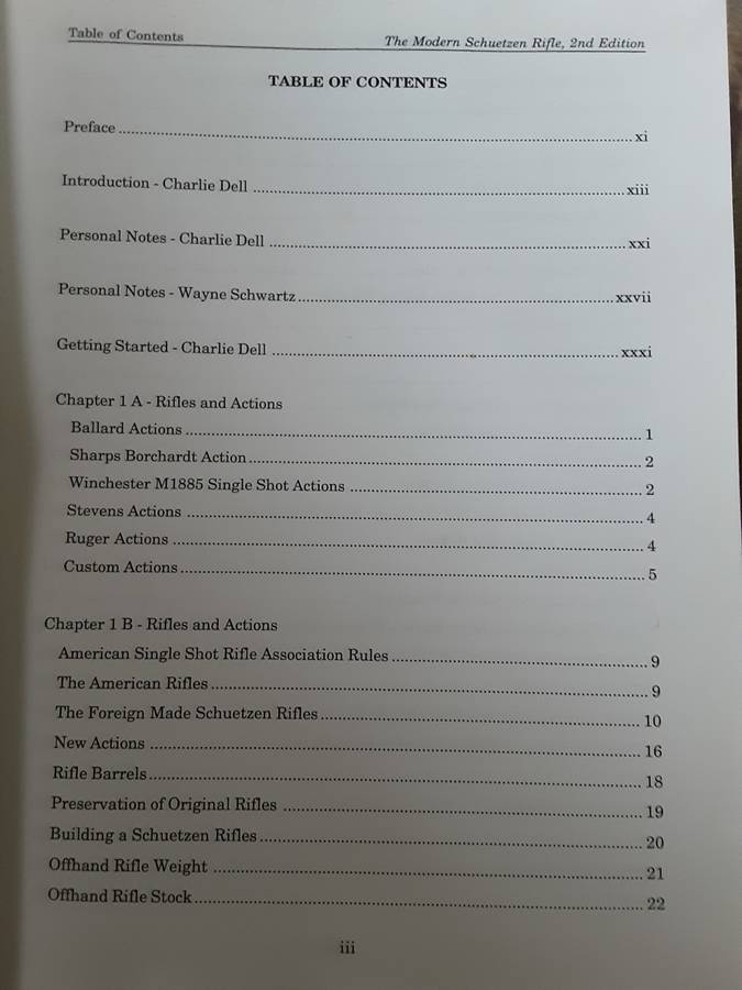 The Modern Schuetzen Rifle, Second Edition by Wayne Schwartz & Charles Dell