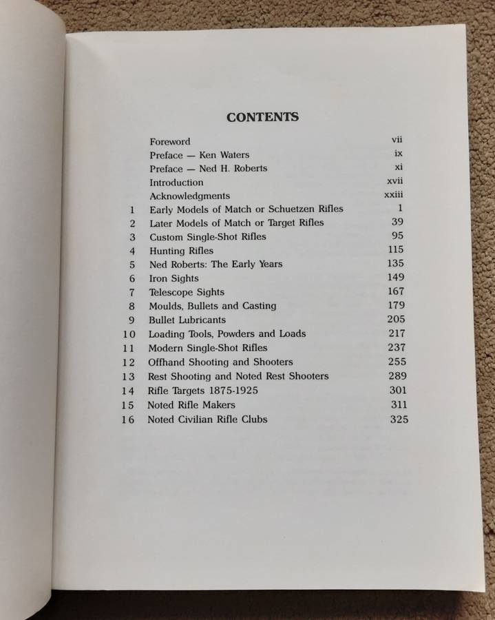 The Breech-Loading Single-Shot Rifle by Major Ned H Roberts & Kenneth L Waters