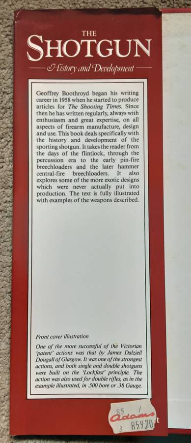 The Shotgun History and Development by Geoffrey Boothroyd