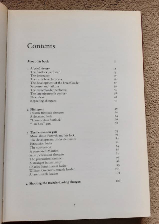 The Shotgun History and Development by Geoffrey Boothroyd