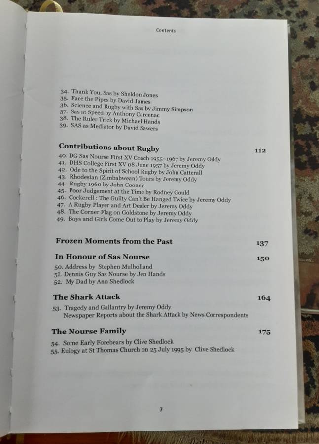DG `SAS`  Nourse, Whence Comes Such Another? compiled by Clive Shedlock & Jeremy Oddy