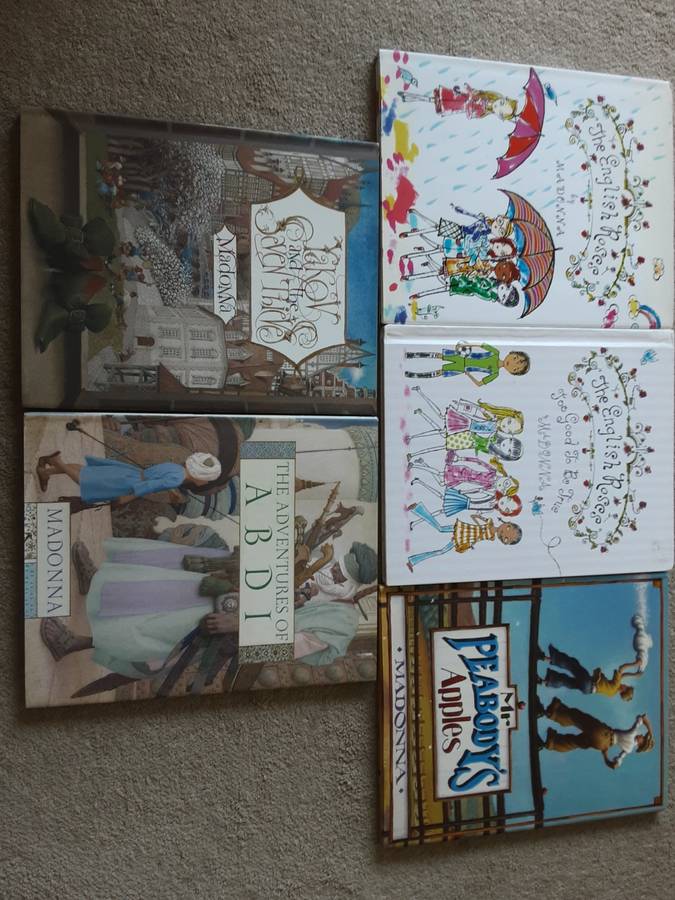 5 hardcover books  Childrens collection by author/singer Madonna