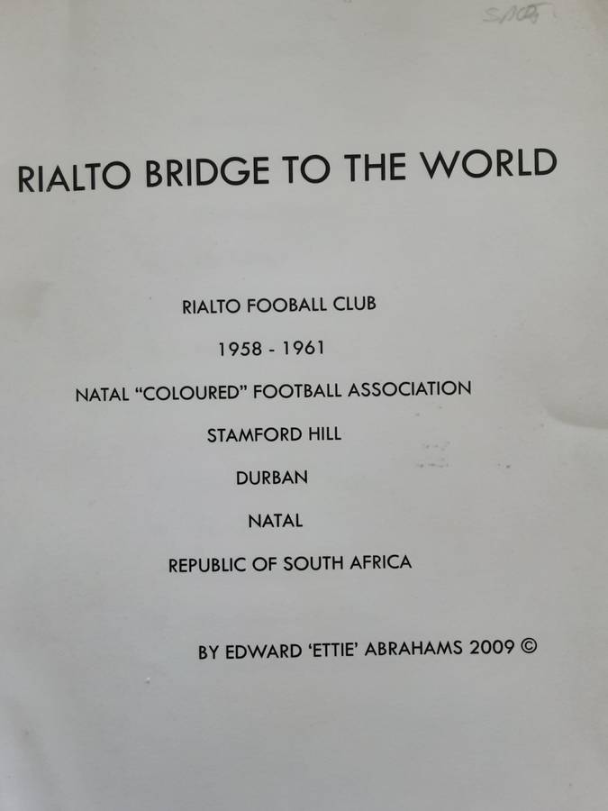 Eddy of Time -  Ralta FC -1958 - 1961,  By: Ettie Abrahams