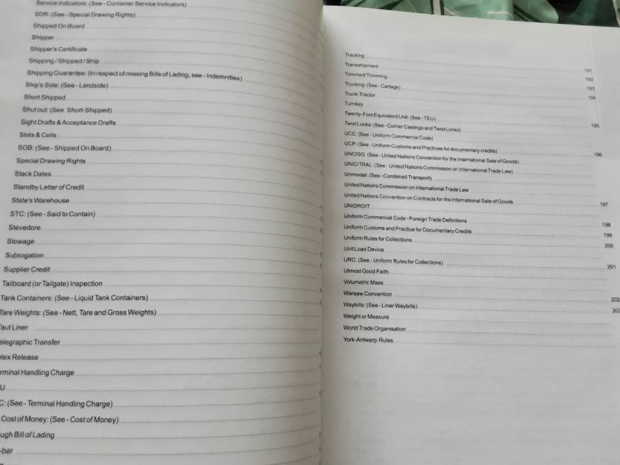 The Safcor Panalpina edition of Trading Words and Phrases by Phil Doran