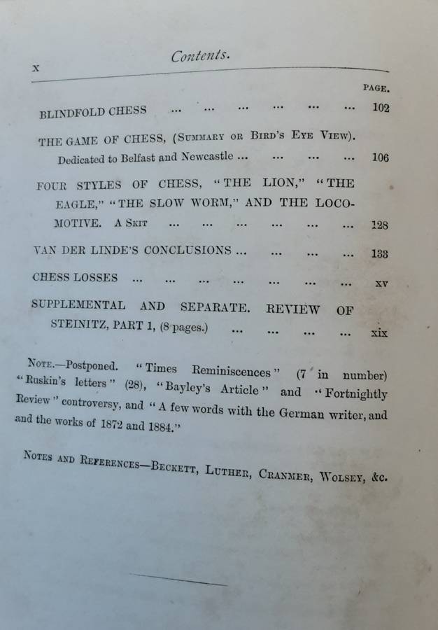 Chess History and Reminiscences by H E Bird **published 1893**