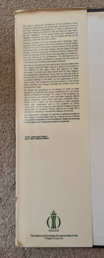 Traditional Hindu Temples in South Africa by Mikula, Kearney and Harber **Signed by Mikula**