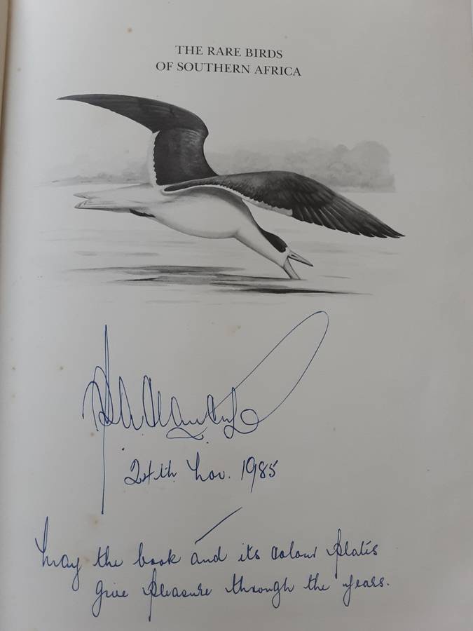 The Rare Birds of Southern Africa  By: P. A. Clancey **SIGNED COPY**