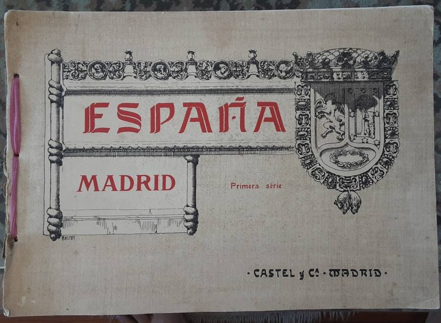 Espana Madrid Primera Serie 10 photo engravings & 2 maps circa 1920 by Castel Madrid **SCARCE**
