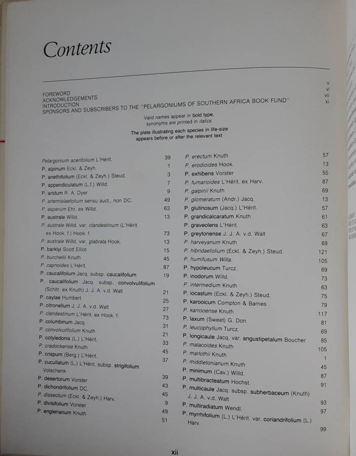 Pelargoniums of Southern Africa Volume 3 by J Van Der Walt & P J Vorster