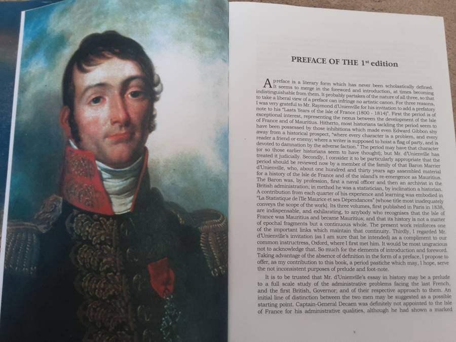 Last Years of The Isle of France 1800 1814 texts compiled & presented by d`Urnville & Carter