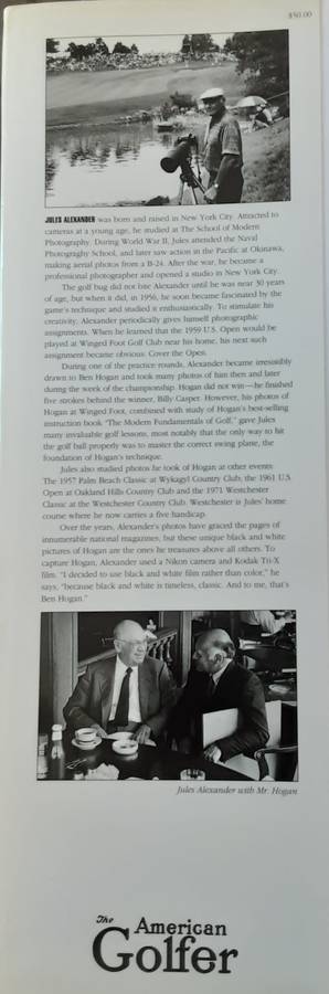 The Hogan Mystique Classic Photographs of the Great Ben Hogan by Jules Alexander