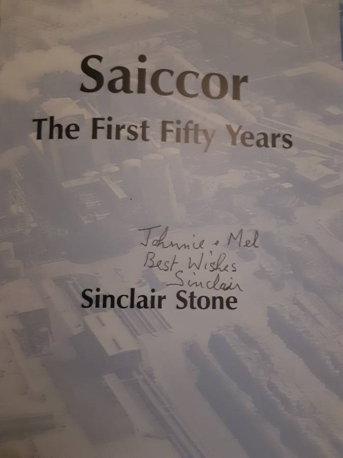 Saiccor The First 50 Years Sappi by Sinclair Stone **SIGNED COPY**