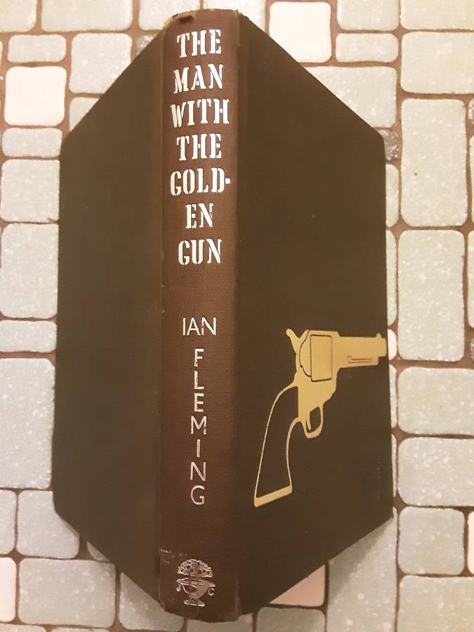 The Man With The Golden Gun by Ian Fleming ***First Edition Hardcover WITH GOLDEN GUN ON COVER**